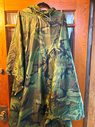 Poncho ripstop mimetico - ripstop,