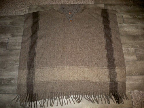 Poncho coperta hippie taglia