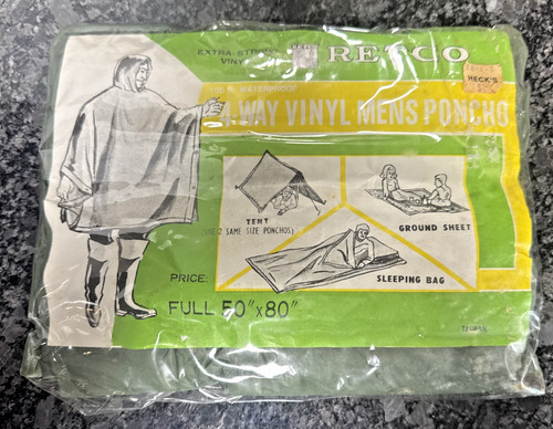 Poncho pioggia vintage - pioggia,