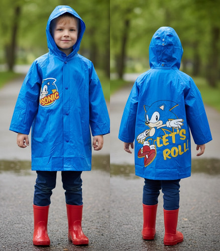 Sonic giacca para pioggia - sonic,