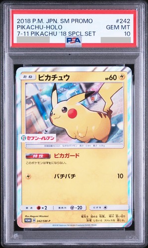 Psa pikachu holo 242 p - pikachu,