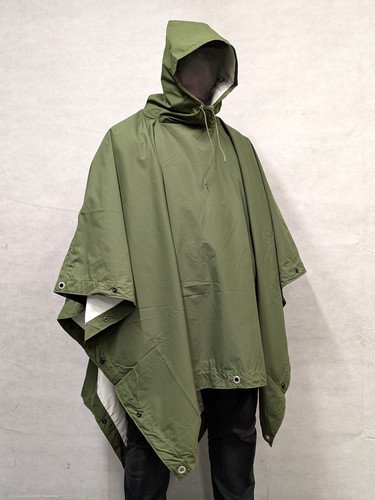 British army green - army, poncho