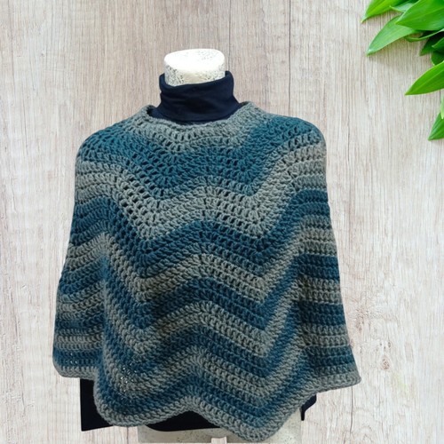 Poncho donna lana - poncho, in