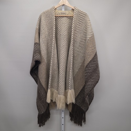 Poncho scialle avvolgente - , lana