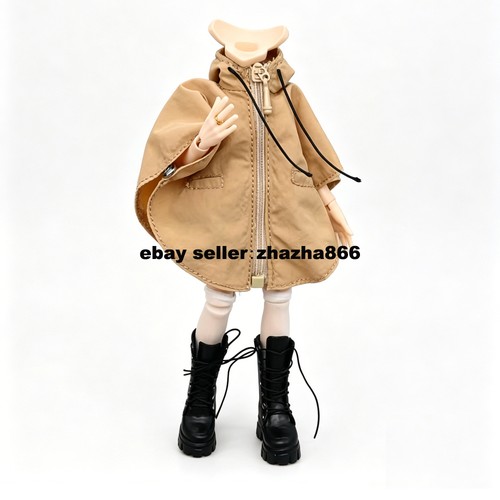 Poncho giacca cappuccio zip