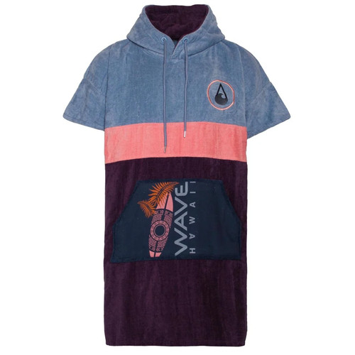 Poncho wave hawaii cotton - poncho,