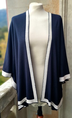 Kimono poncho reversibile - kimono-poncho, in