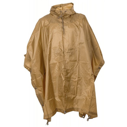 Poncho rip stop coyote tan - poncho,,