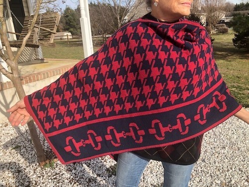 Poncho reversibile esquestrian - poncho,