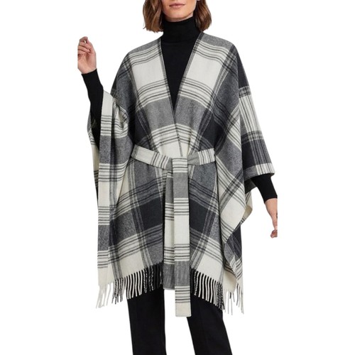 Poncho donna nero blu girl - poncho,