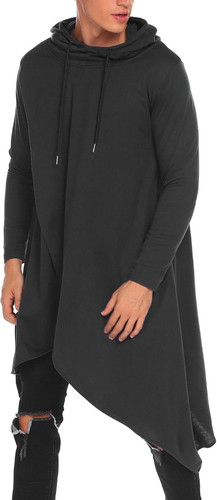 Poncho uomo casual con