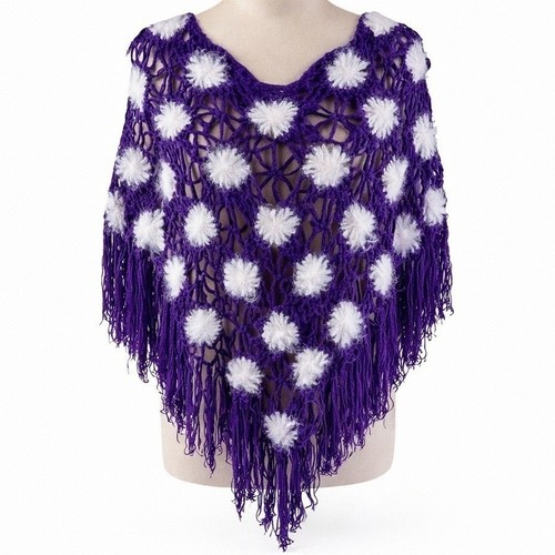 Poncho chaudry all - chaudry, all'uncinetto