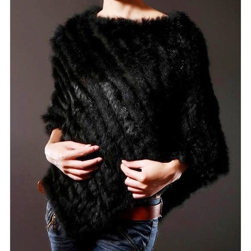 Poncho donna vera - vera, pelliccia