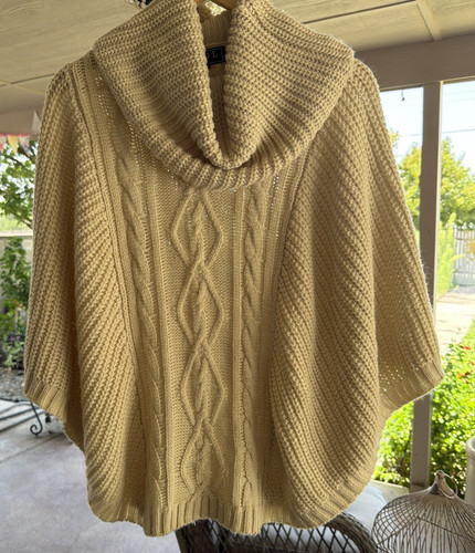 Poncho maglione donna pol - maglione,