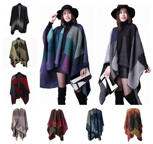 Poncho donna invernale
