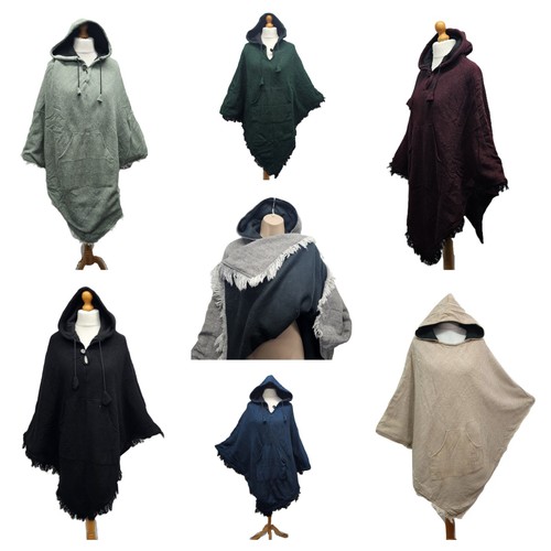 Poncho unisex foderato pile - poncho,