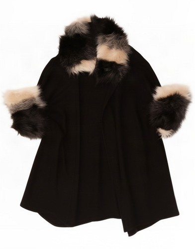 Poncho cappotto donna aperto