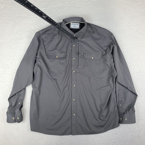 Poncho camicia uomo grigio - uomo,