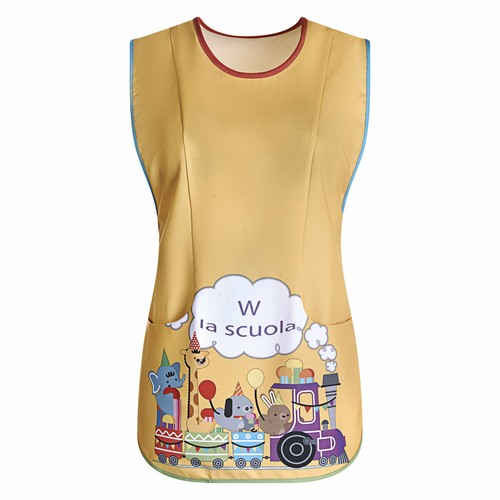 Grembiule maestra asilo poncho